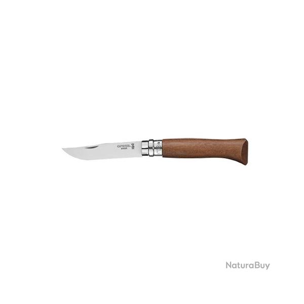 Couteau de poche Opinel Tradition Luxe Inox N°08 - Noyer