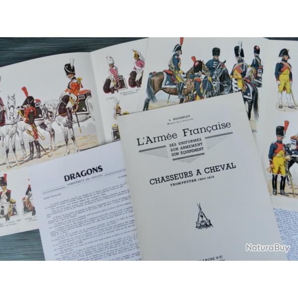 L'Arme Franaise ses uniformes, son armement, son quipement. Planches Lucien Rousselot au dtail