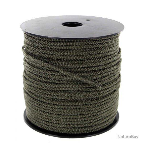 Cordeau tress vert - Diam 4 mm - 100 m