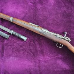 Carabine MAUSER K98 ERFURT 1910, Cal 8x57IS,  avec baionnette Mundlos, Catégorie C