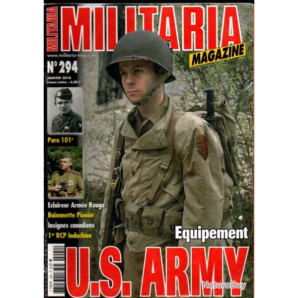 Militaria magazine 294, insignes officiers canadiens 39-45, pionier 1871/98, blouson vol usaf,