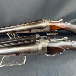PAIRE DE FUSILS WILLIAM POWELL & SON cal. 12/65