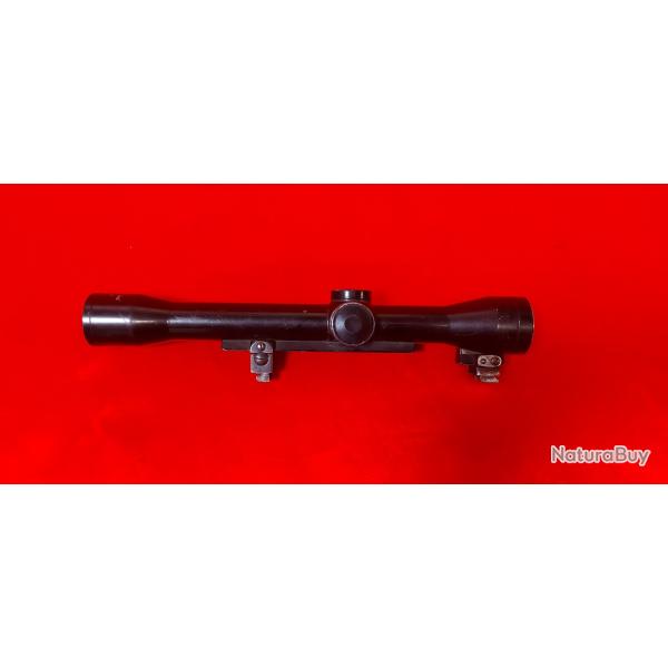 Lunette hertel & reuss 4x36 avec montage  crochet enchre a 1 euro