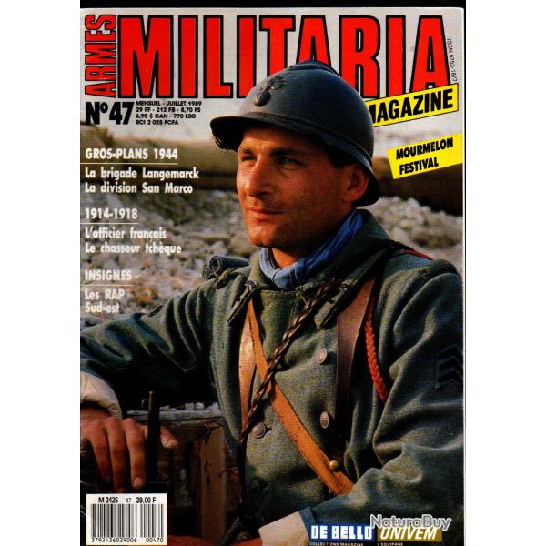 Militaria magazine 47 division san marco, officier infanterie franais 1914 part 1, baionnettes