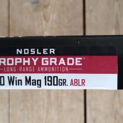.300 win mag Nosler trophy grade 190gr ablr SP bte 20