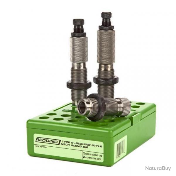 jeux 3 outils 6.5 cd Redding type S bushing Neck Die Set collet 6.5 creedmoor