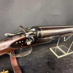 MAGNIFIQUE FUSIL JUXTAPOSÉ WESTLEY RICHARDS & Co Calibre 12/70 dans son étui