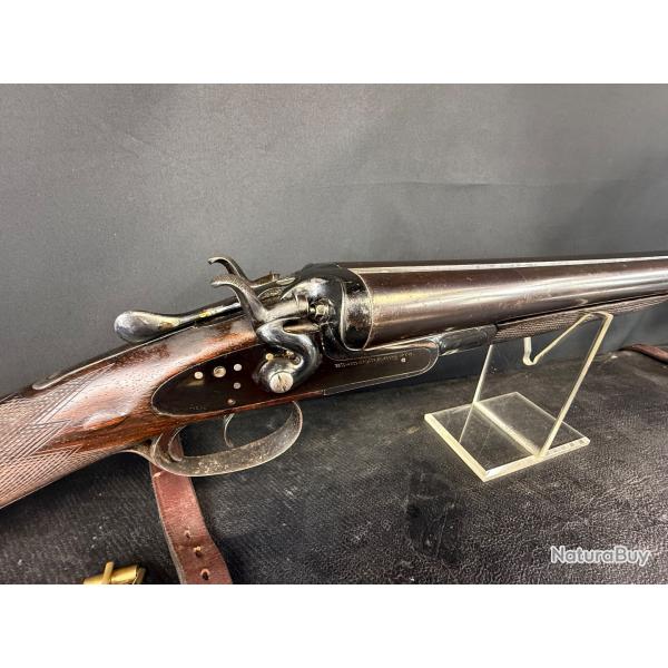 MAGNIFIQUE FUSIL JUXTAPOS WESTLEY RICHARDS & Co Calibre 12/70 dans son tui