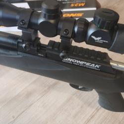 +3 Chargeur + 1 Pompe + 2  Boites de Plombs + une  Lunette  CARABINE PCP M25 CAL. 9 MM 19,9 JOULES