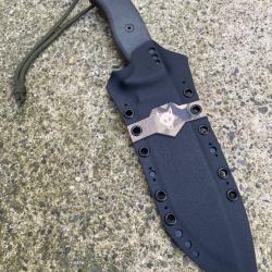 Étui Kydex custom pour ESEE6 coloris Black