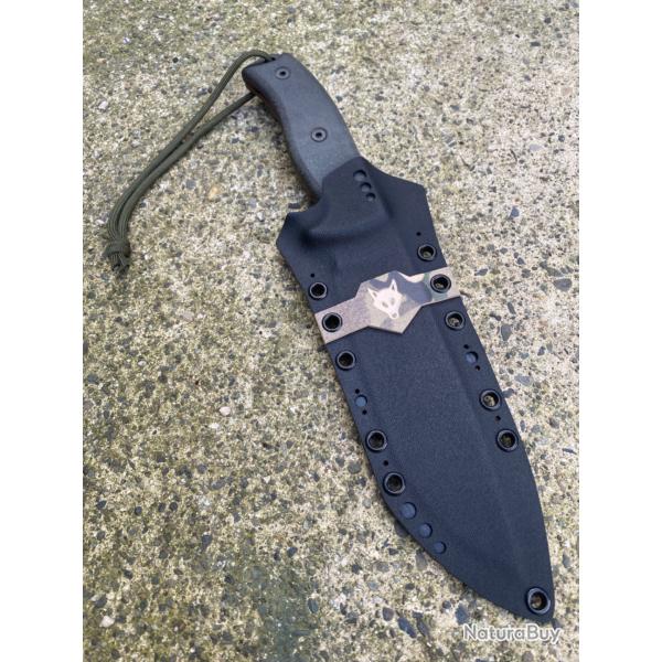 tui Kydex custom pour ESEE6 coloris Black