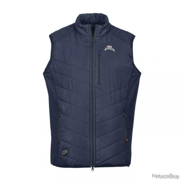 wahoo ! Gilet chauffant Prohunt HYBRID bleu nouvelle generation