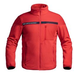 VESTE POLAIRE SÉCURITÉ INCENDIE SÉCU-ONE ROUGE XS