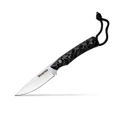 COUTEAU OUTDOOR TROLL LAME BROSSÉE WILDSTEER PAKAWOOD NOIR
