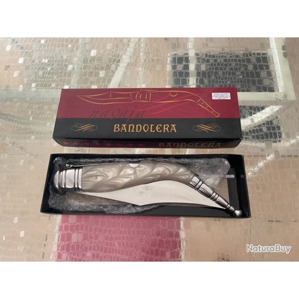 couteau navaja geant inox