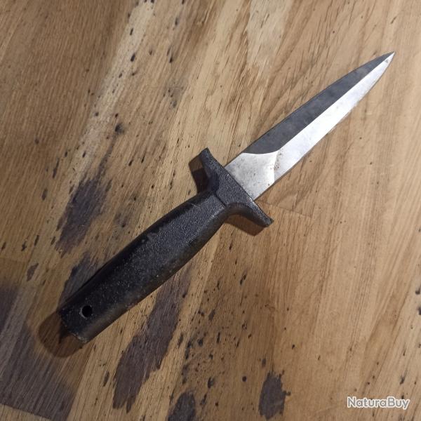 Petit couteau poignard de chasse ou de vnerie poigne mtal lame CJUL HERBERTZ ROSTFREI 440