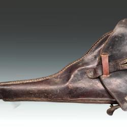 ETUI EN CUIR HOLTER PISTOLET LUGER ARTILLERIE DE 1915 1ere GM Allemagne Militaria