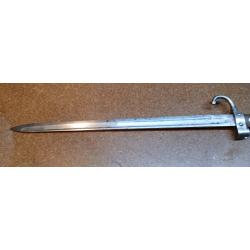 Baionnette modéle 1892 deuxiéme type avec fourreau