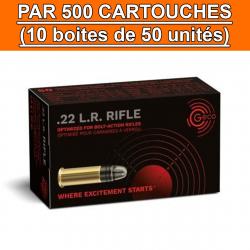 OFFRE SPECIALE - BOITE DE 500 CARTOUCHES RWS GECO RIFLE CAL.22LR 40GR