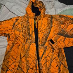 Parka chasse Cabelas orange camo