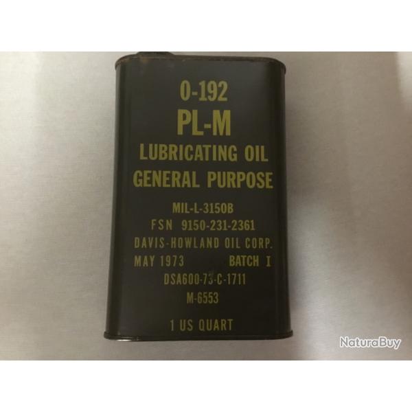 Huile Lubrifiant pour Armes de L'arme Amricaine