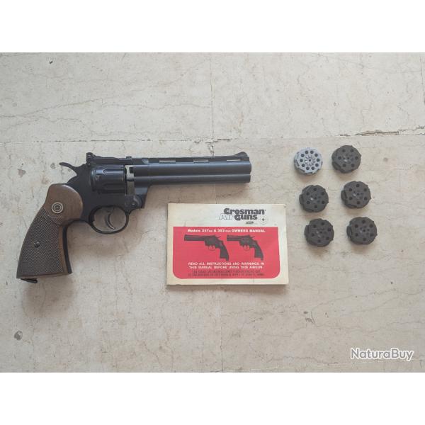 Crossman 357 Co2 Sparclette Air Gun Airgun Pistolet Air comprim calibre 4,5mm .177