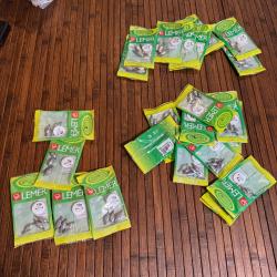 IMPORTANT LOT DE 23 sachets de plomb Lemer 5x3 -10g. 10x5 - 8g et 8x3 15g