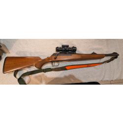 Merkel KR1 Modèle Traqueur  9,3×62  canon 45,7 cm  état 5/5  Aimpoint 9000SC 2 MOA monté.