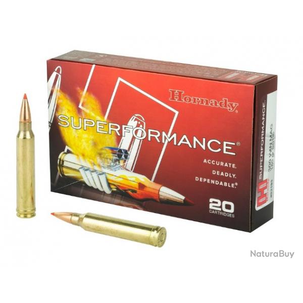 Munitions HORNADY cal.300win mag sst superformance 180gr par 20