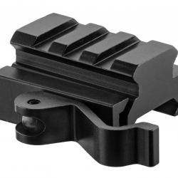RÉHAUSSE RAIL PICATINNY QD 3 SLOTS