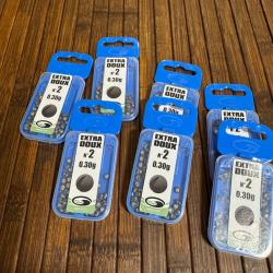 LOT DE  PLOMBS EXTRA DOUX GARBOLINO 7 boîtes DESTOCKAGE PÊCHE N-2