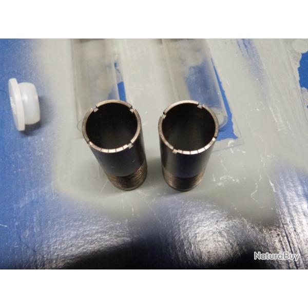 Vend 2 chokes verney carron sagitaire calibre 12 (lisse et 1/4)