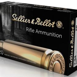 Munitions SELLIER & BELLOT sp cal.7x64 140gr 9.1g par 60