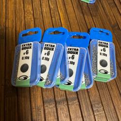 LOT DE  PLOMBS EXTRA DOUX GARBOLINO 7 boîtes DESTOCKAGE PÊCHE N-6