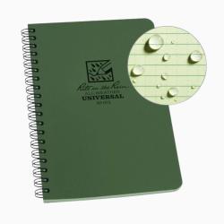 Calepin Imperméable 12x18 Spiral Vert Olive