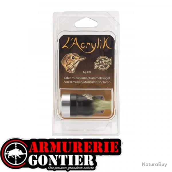 Appeau grive musicienne akrylik - Helen Baud