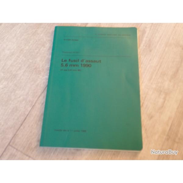 1988 Notice, règlement, instruction sur le FASS 90 - Fusil d'assaut 5,6 mm 1990