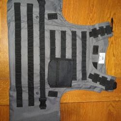 Gilet tactique avec protections balistiques NIJ IIIA