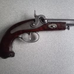 PISTOLET A PERCUSSION DE VOYAGE
