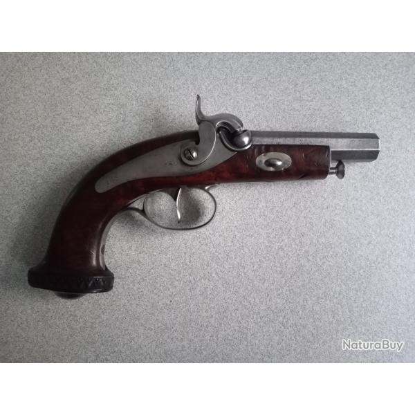 PISTOLET A PERCUSSION DE VOYAGE