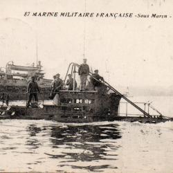 CPA - MARINE DE GUERRE - Sous - Marin " ALOSE " N°4138