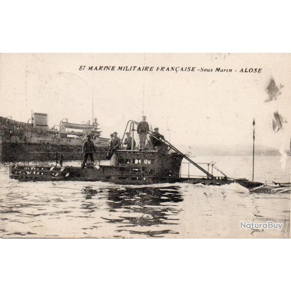 CPA - MARINE DE GUERRE - Sous - Marin " ALOSE " N4138