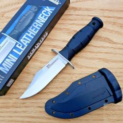 Couteau Cold Steel Mini Leatherneck Clip Point Lame Acier 8Cr13MoV Manche Kray-Ex Etui