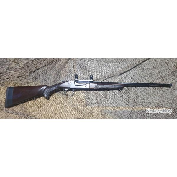 occasion :THOMPSON CENTER modle TCR cal 243 WIN canon filet + montage lunette + magasin de crosse