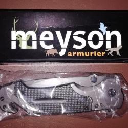 Couteau pliant Meyson gris anthracite