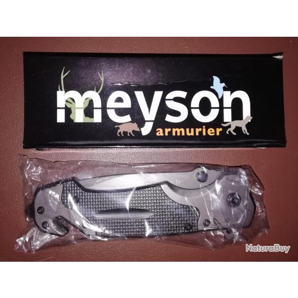 Couteau pliant Meyson gris anthracite