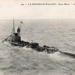 CPA - La ROUCHELLE-PALICE- Sous-Marin " Le Lutin "-N°4143