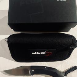 Vds Boker+ Frelon bon état utilisé et affûté rasoir (quelques rayures). Livré avec boîte et housse.