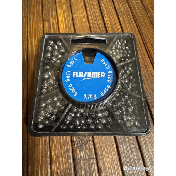 Pche Boite de Plombs Chevrotines 7 CasesFLASHMER