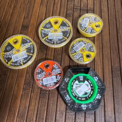 Gros lot de plomb pêche 6 boîte diverses